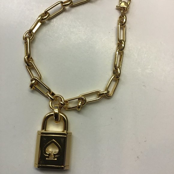 Kate Spade New Gold Padlock Bracelet - Picture 1 of 3